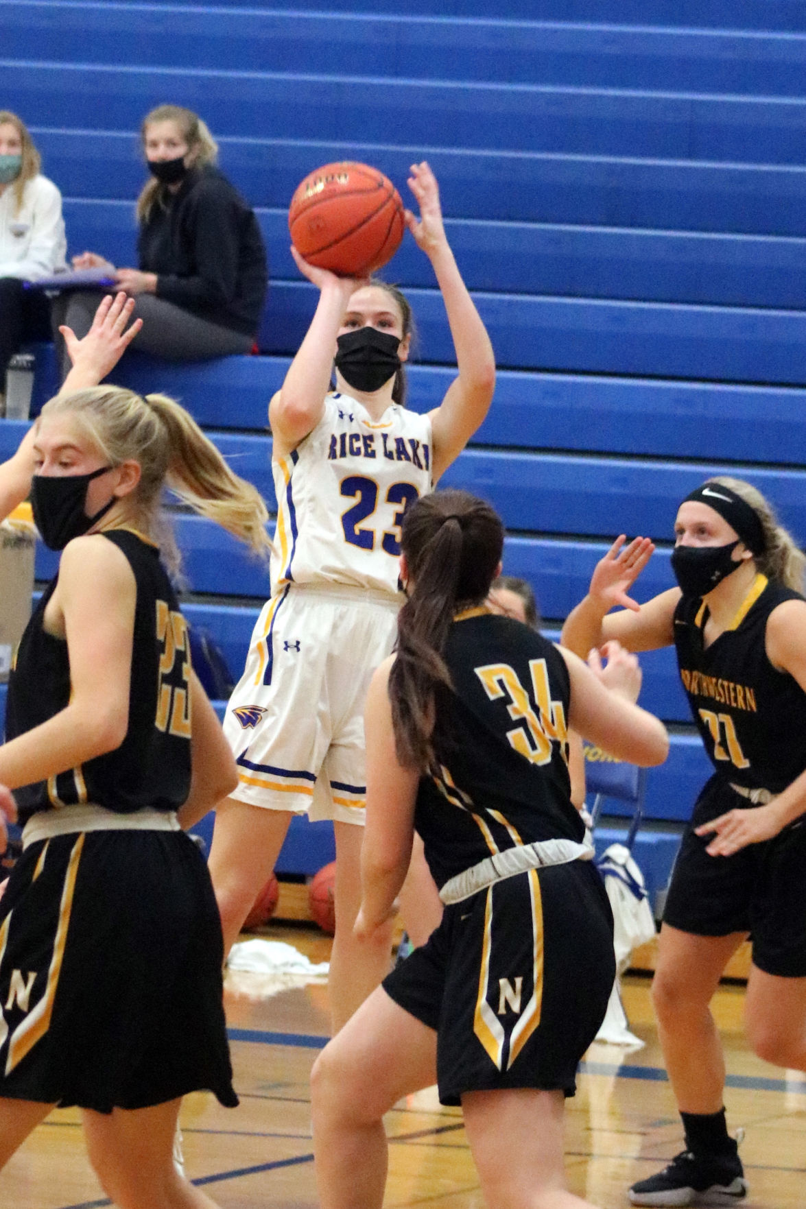 Rice Lake girls basketball vs. Northwestern 12-30-20